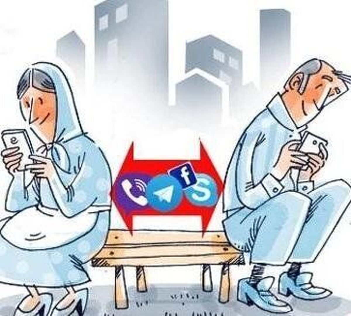 استفاده افراطی از شبکه&zwnj;های اجتماعی، عامل مهم تضعیف ارتباط میان زوجین در زندگی مشترک