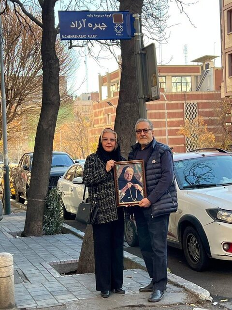 خیابانی به نام مادر سینمای ایران در تهران + عکس