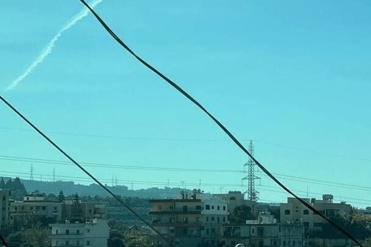 آزمایش موشک بالستیک در اراضی اشغالی فلسطین + فیلم