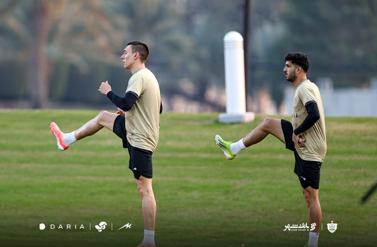 اولین حضور سرگیف در تمرین پرسپولیس + عکس