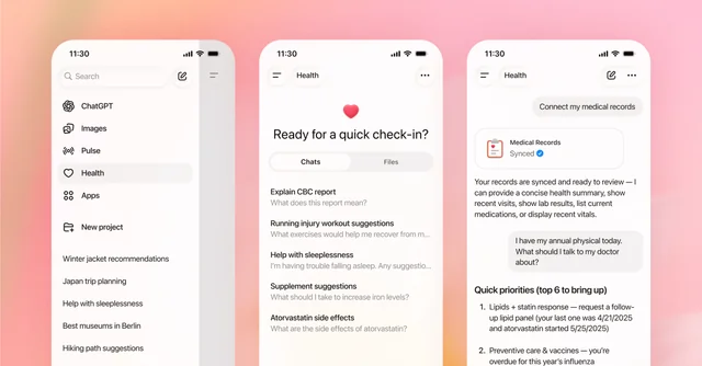 OpenAI سرویس ChatGPT Health را معرفی کرد