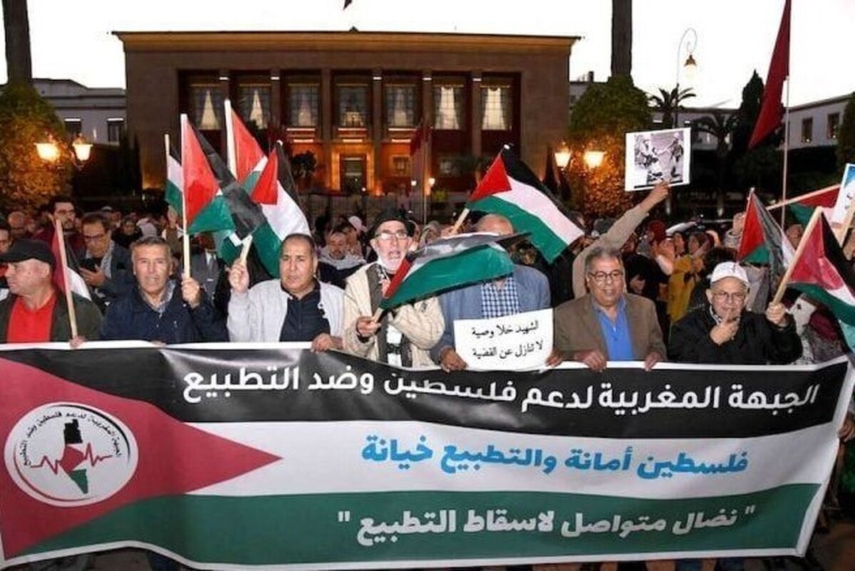 شهروندان مغربی خواهان لغو روند عادی سازی دولت رباط با تل آویو