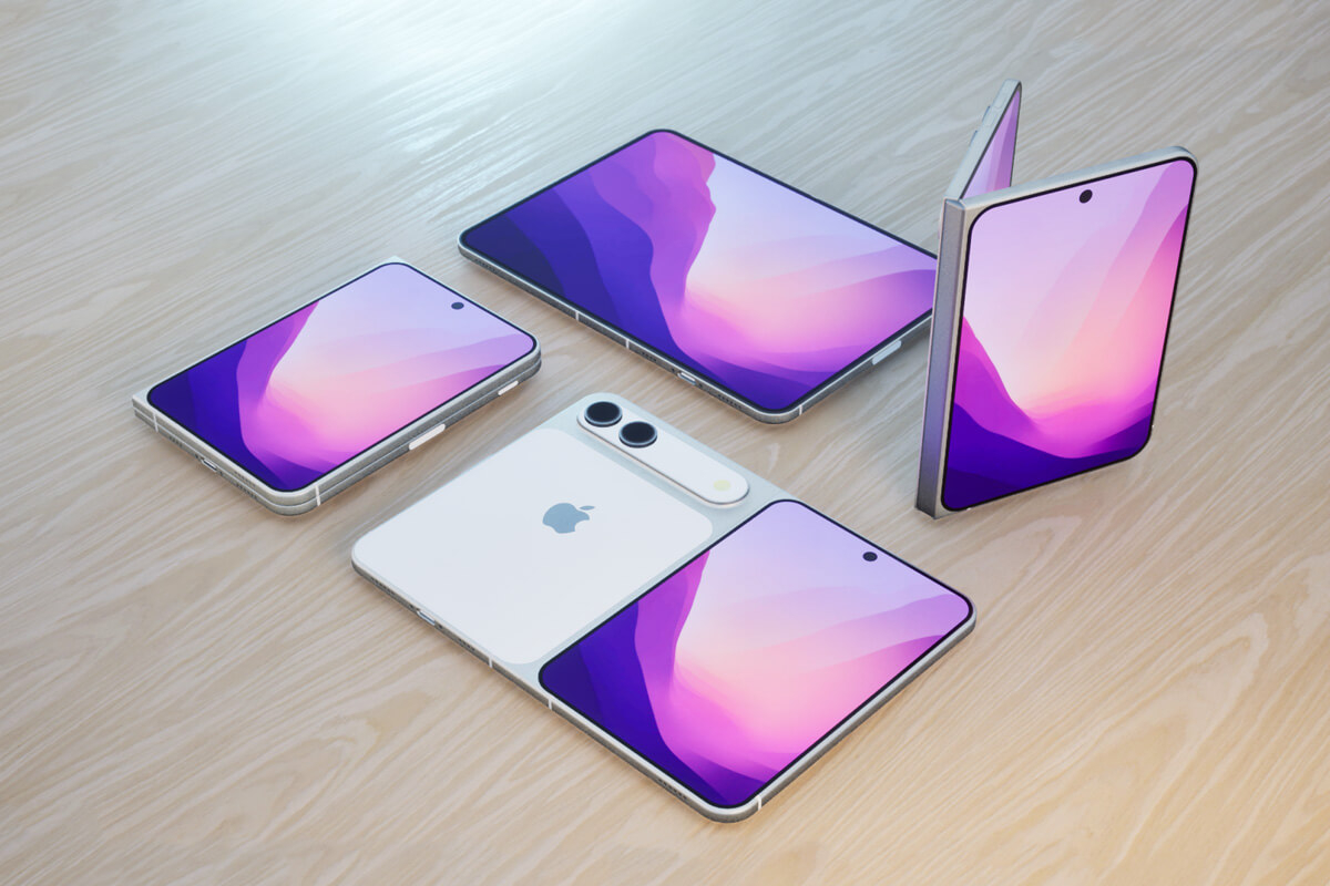 طراحی گوشی تاشو اپل برای اولین بار فاش شد + فیلم