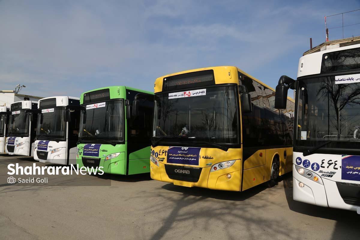 جبران نسبی کمبود اتوبوس در مشهد با تحویل ۳۰۰ دستگاه تا سال آینده