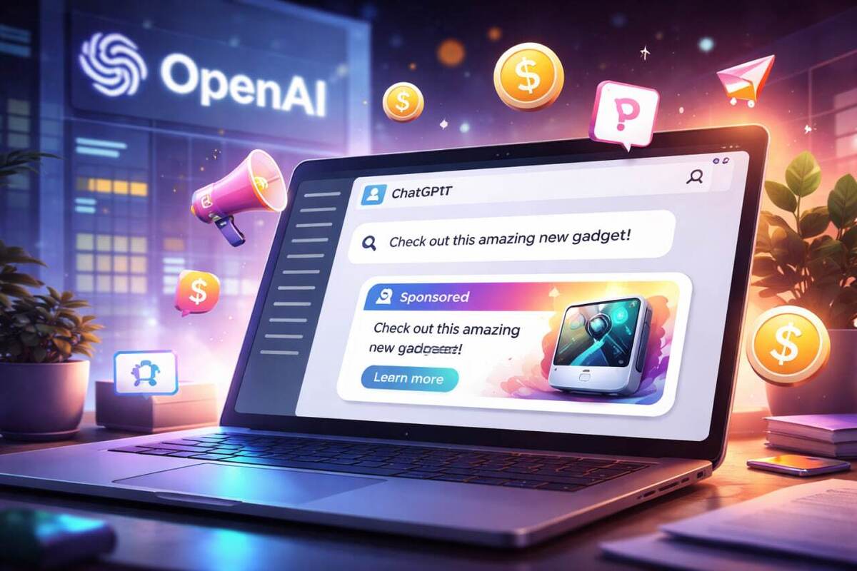 ایده پرریسک OpenAI؛ نمایش محتوای اسپانسری در پاسخ&zwnj;های ChatGPT روی میز بررسی