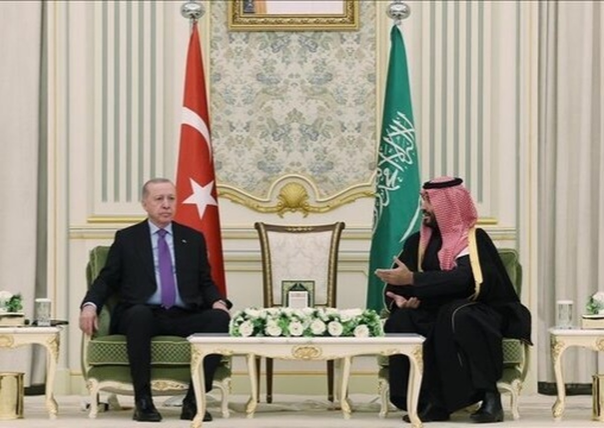 اردوغان با بن سلمان در ریاض دیدار کرد