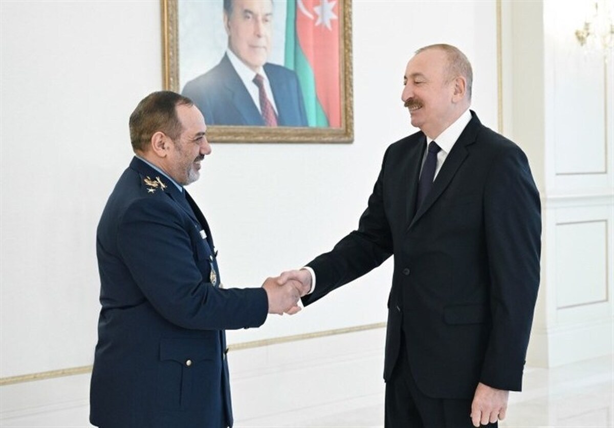 وزیر دفاع ایران با رئیس جمهور آذربایجان دیدار کرد