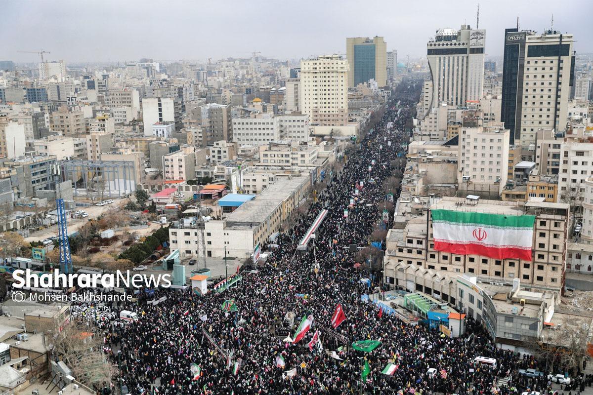 قدرت جمهوری اسلامی ایران | بزرگ&zwnj;ترین راهپیمایی تاریخ کشورمان در چهل&zwnj;وهفتمین سالروز پیروزی انقلاب