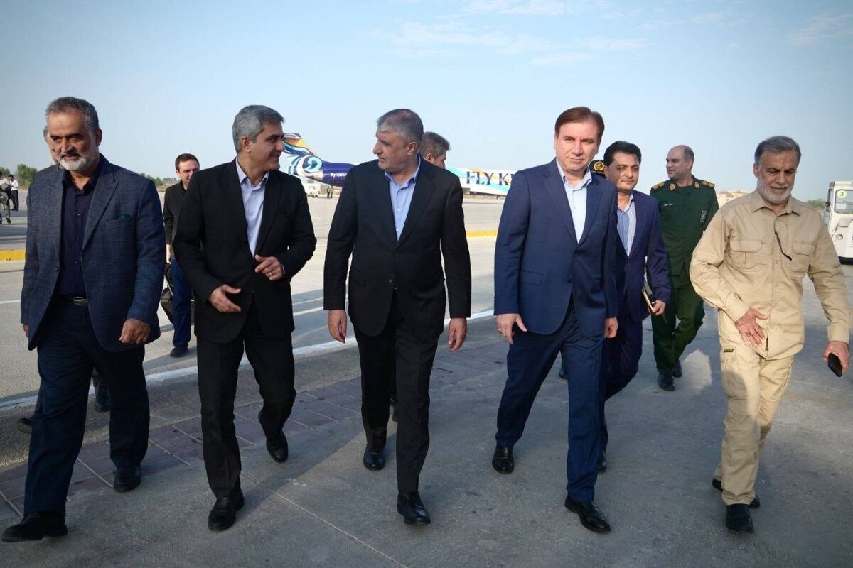 رئیس سازمان انرژی اتمی به بوشهر سفر کرد (۲۵ بهمن ۱۴۰۴)