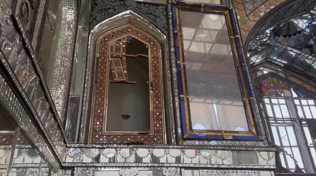 تصاویری از خسارت‌های حمله هوایی امروز (۱۱ اسفند ۱۴۰۴) به کاخ گلستان
