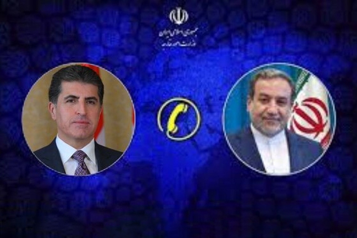 گفت&zwnj;وگوی تلفنی عراقچی و بارزانی در مورد تقویت همکاری&zwnj;های برای صیانت از مرز&zwnj;ها