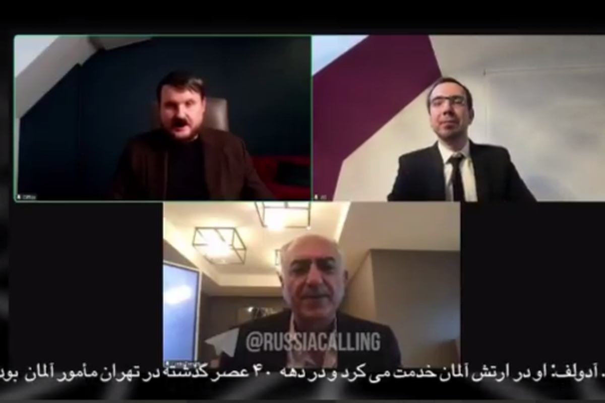 دست انداختن رضا پهلوی توسط دو کمدین روسی + فیلم