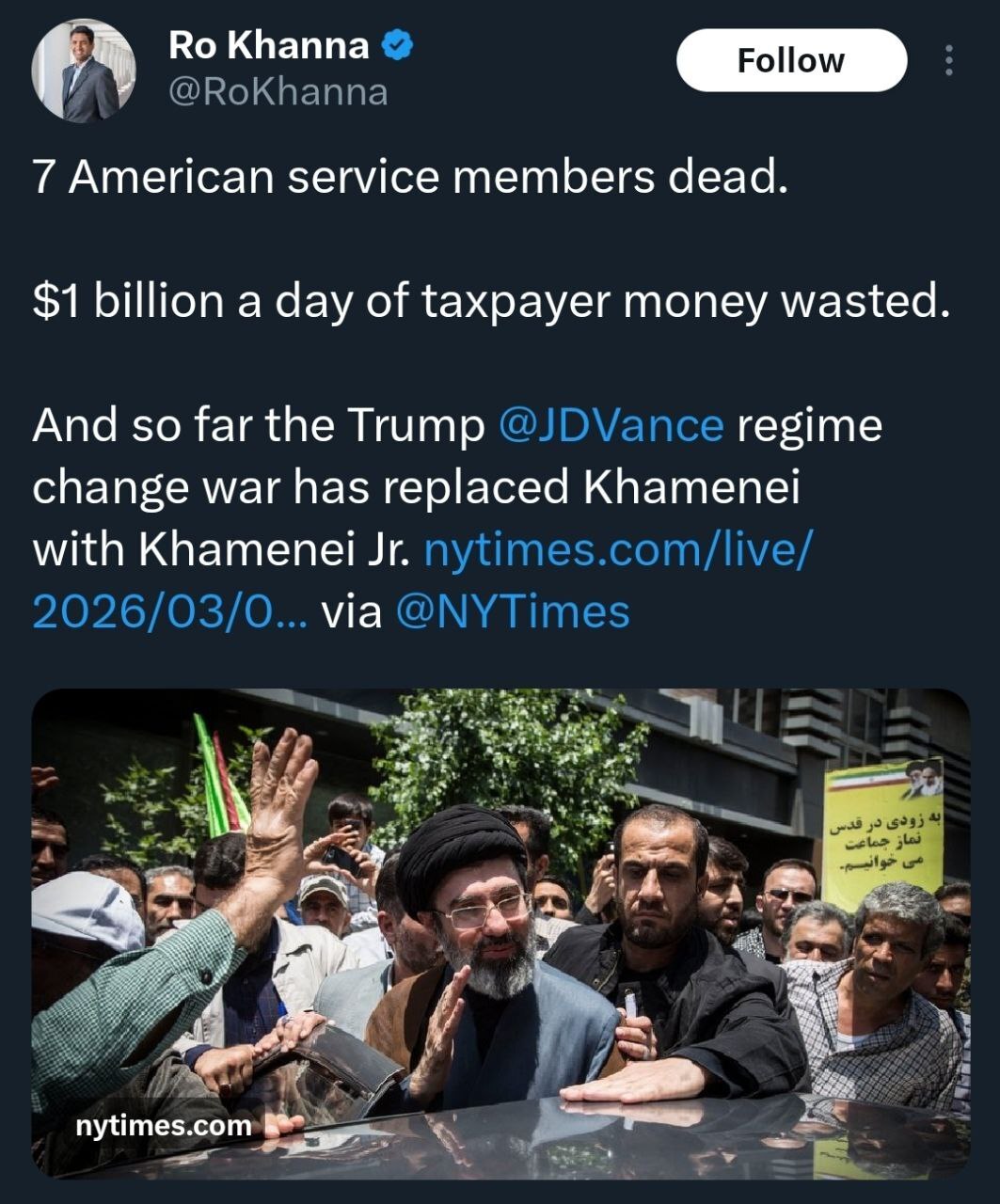 واکنش فعالان فضای مجازی در دنیا به انتخاب آیت الله سیدمجتبی خامنهای به عنوان سومین رهبر ایران واکنش فعالان فضای مجازی در دنیا به انتخاب آیت الله سیدمجتبی خامنهای به عنوان سومین رهبر ایران