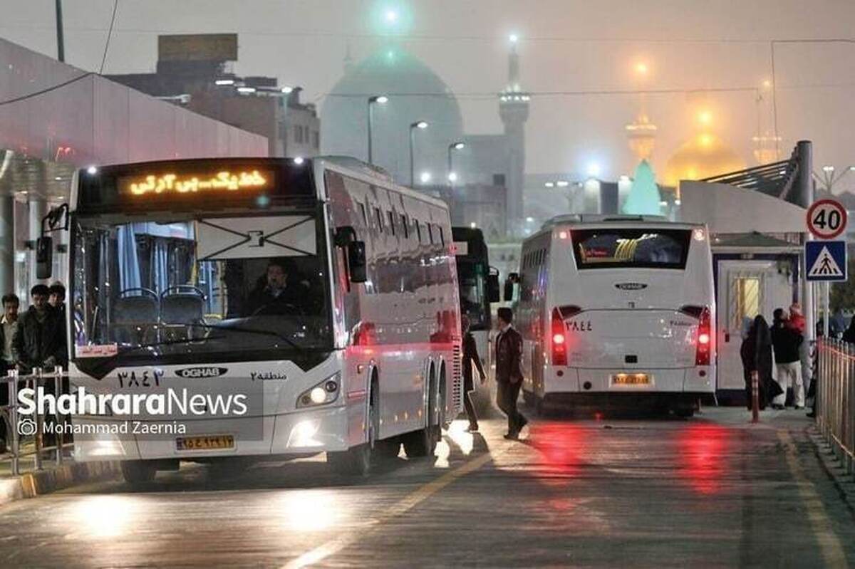 سرویس&zwnj;دهی رایگان ۱۷۰۰ دستگاه ناوگان اتوبوسرانی مشهد ویژه راهپیمایی روز جهانی قدس (۲۲ اسفند ۱۴۰۴)