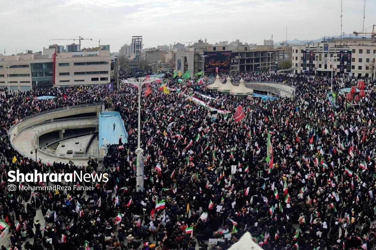 تصاویر ارسالی مخاطبان شهرآرانیوز از حال&zwnj;وهوای مشهد در راهپیمایی روز قدس ۱۴۰۴ + فیلم