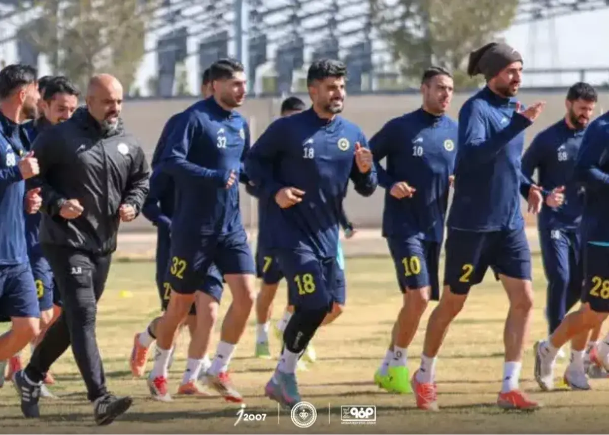 تمرین انفرادی بازیکنان سپاهان زیرنظر کادرفنی