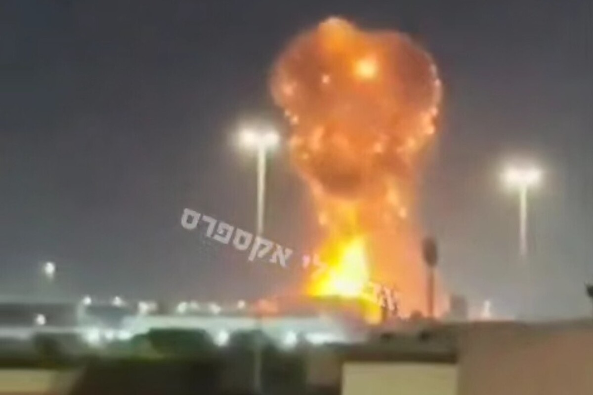 انهدام محل دپوی سوخت جنگنده&zwnj;های آمریکایی در ریاض + فیلم
