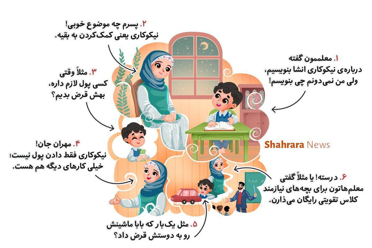 داستان تصویری کودک | نیکوکاری&zwnj;های کوچک