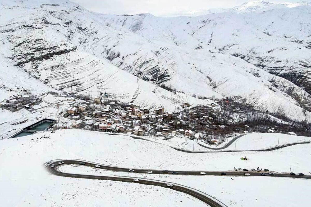 ویدئو| بارش برف در گردنه حیران
