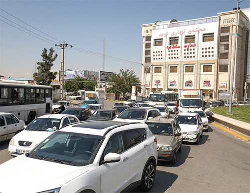 ترافیک موقتی برای مهار ترافیک در تقاطعهای غیرهم سطح خیام، سپاد و شهید فهمیده مشهد ترافیک موقتی برای مهار ترافیک در تقاطعهای غیرهم سطح خیام، سپاد و شهید فهمیده مشهد