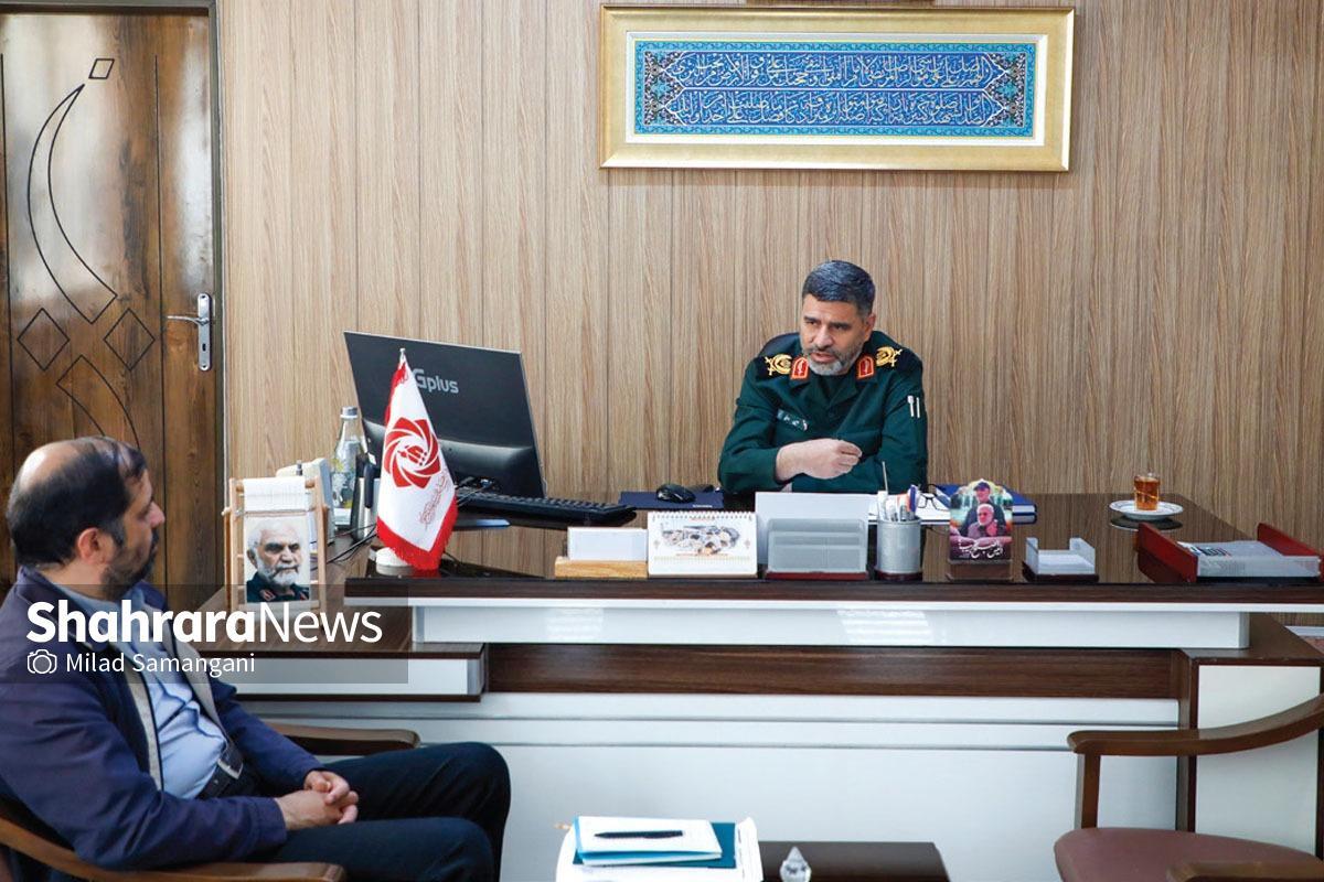 جانشین فرمانده سپاه امام رضا (ع) در گفت‌وگوی اختصاصی با شهرآرا به تشریح مأموریت‌ها و آمادگی‌های سپاه استان پرداخت.