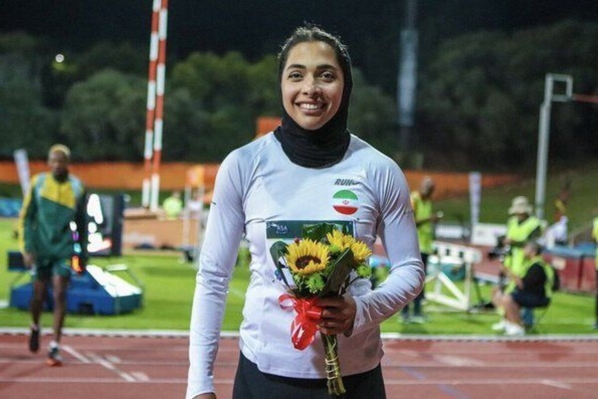 قهرمانی رکورددار دوی ۲۰۰ متر زنان ایران در رقابت‌های قهرمانی کشور