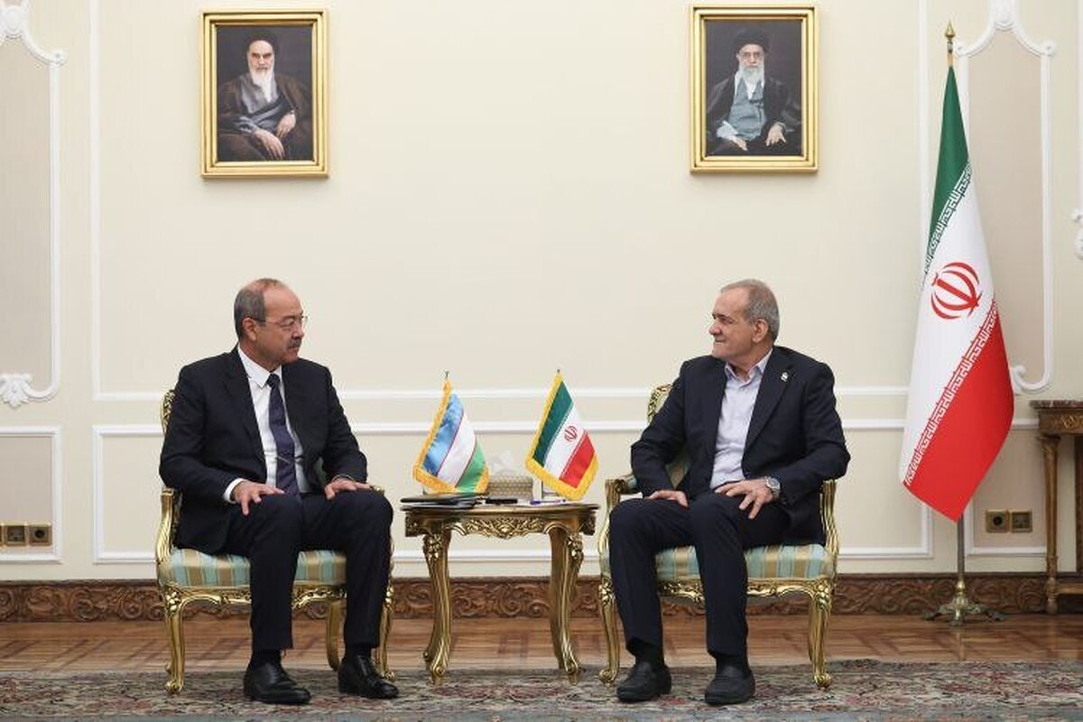 دیدار نخست وزیر ازبکستان با رئیس جمهور پزشکیان (۲۲ اردیبهشت ۱۴۰۴)