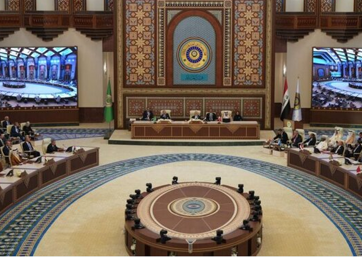 بیانیه پایانی اجلاس سران عرب در بغداد بر محوریت قضیه فلسطین، آتش بس فوری در غزه و حمایت از مذاکرات ایران و آمریکا تاکید کرده است.