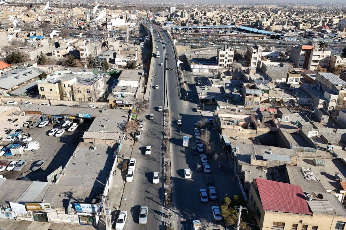 بازگشایی راست‌گرد چهارم پل نوغان مشهد پس از ۲۰ سال انتظار