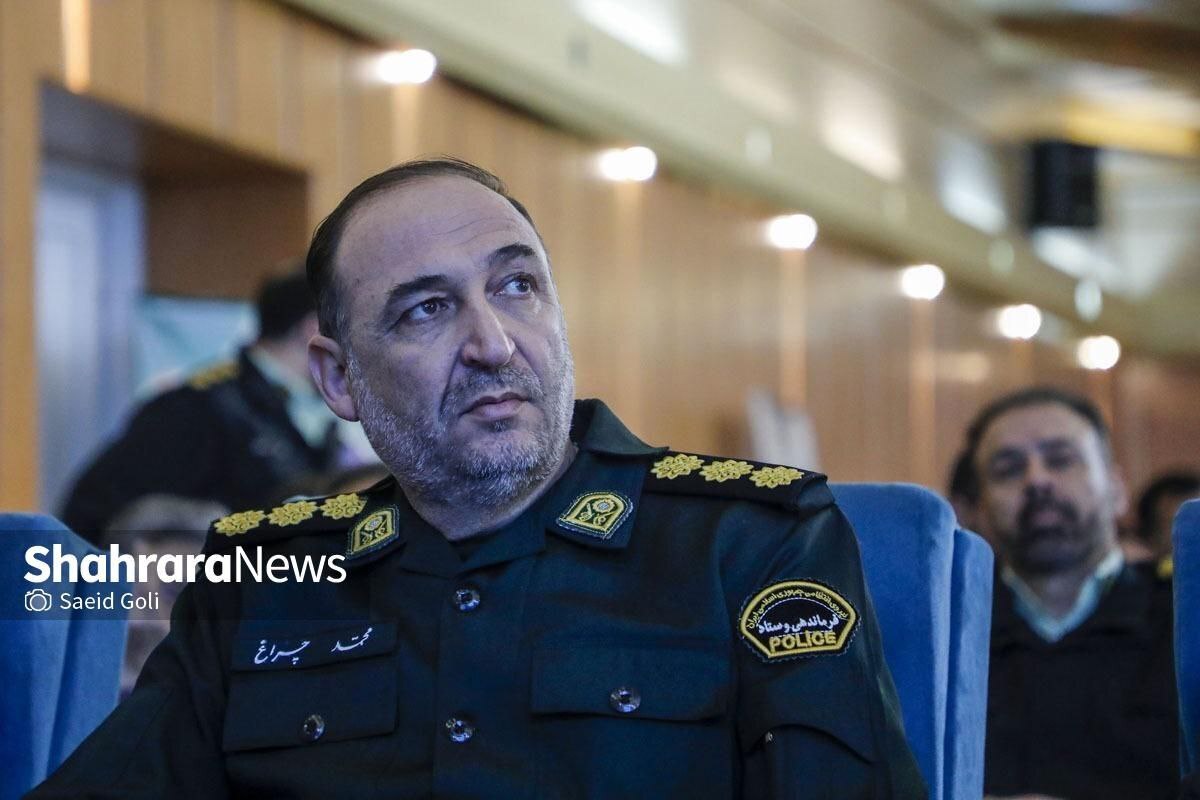 فرمانده انتظامی مشهد گفت: طرح نوروزی پلیس در مشهد با آمادگی کامل کارکنان فرماندهی انتظامی مشهد و همراهی سایر دستگاه‌های امدادی و خدماتی در مشهد اجرا شد.