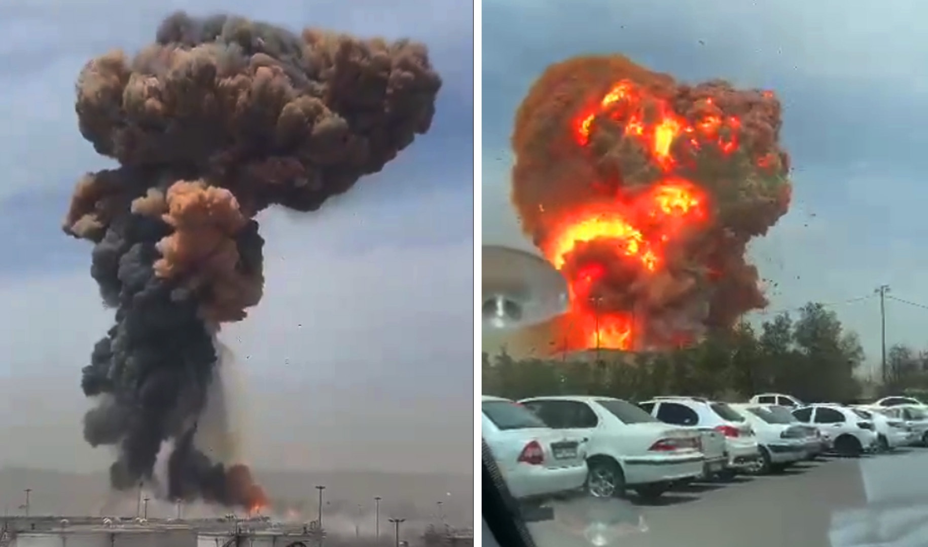 نکاتی درباره شکل و رنگ دود انفجار بندر عباس + عکس نکاتی درباره شکل و رنگ دود انفجار بندر عباس + عکس