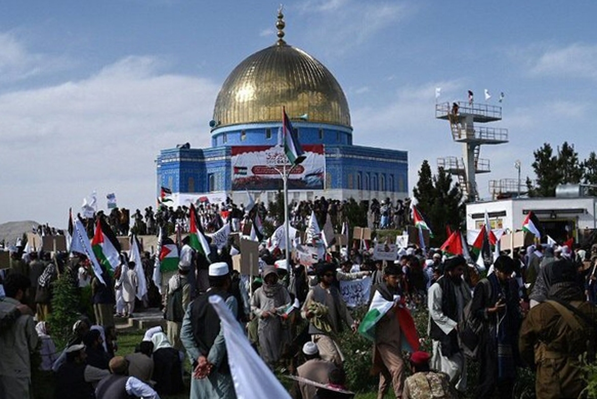 مردم افغانستان جنایات رژیم صهیونیستی در غزه را محکوم کردند