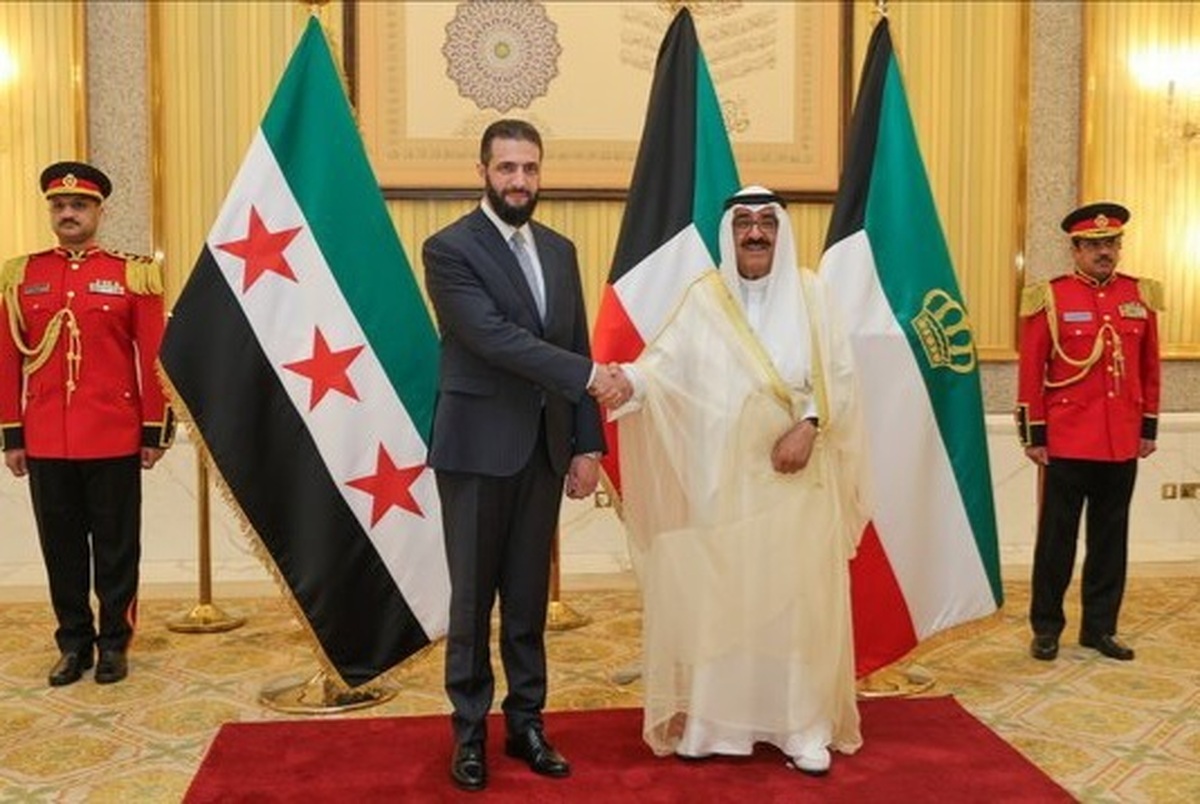 دیدار الجولانی با امیر کویت