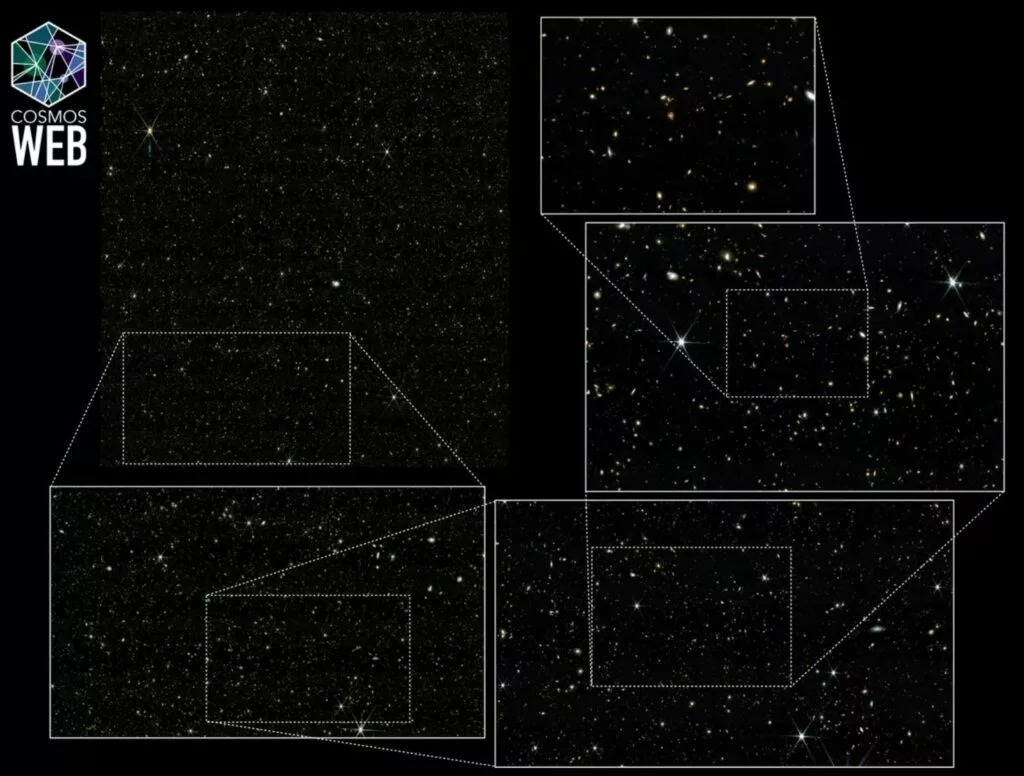 تلسکوپ جیمزوب بزرگترین تصویر پانوراما از عالم اولیه را ثبت کرد + عکس تلسکوپ جیمزوب بزرگترین تصویر پانوراما از عالم اولیه را ثبت کرد + عکس
