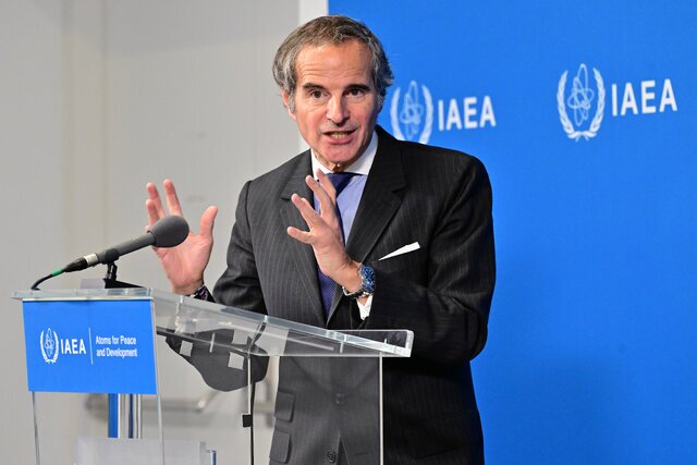 اتهامزنی جدید گروسی: آژانس بینالمللی انرژی اتمی ماهیت صلحآمیز برنامه هستهای ایران را تضمین نمیکند اتهامزنی جدید گروسی: آژانس بینالمللی انرژی اتمی ماهیت صلحآمیز برنامه هستهای ایران را تضمین نمیکند