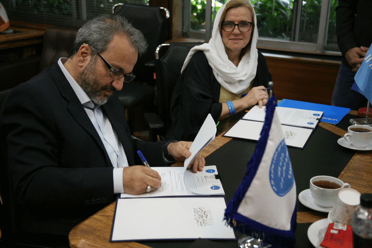 امضای تفاهم‌نامه میان یونیسف و مرکز امور اتباع وزارت کشور برای حمایت از کودکان مهاجر