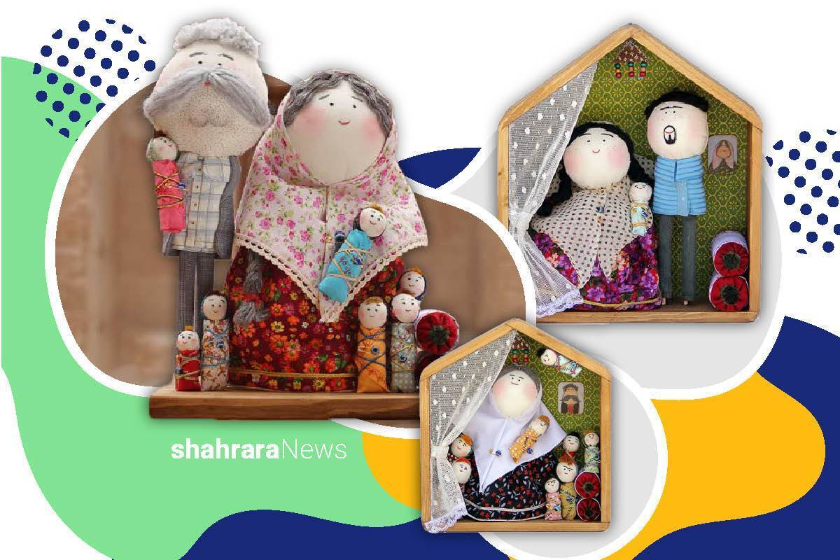 تاریخچه‌ی ساخت عروسک در ایران به سالیان بسیار دور می‌رسد. در همه‌ی نقاط کشور، با توجه به آب‌وهوا، لباس‌های محلی و اقوام، معمولا بانوان ساخت عروسک را به عهده داشته‌اند.