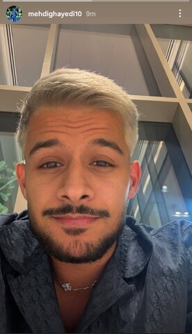 رونمایی قایدی از مدل جدید موهایش + عکس رونمایی قایدی از مدل جدید موهایش + عکس