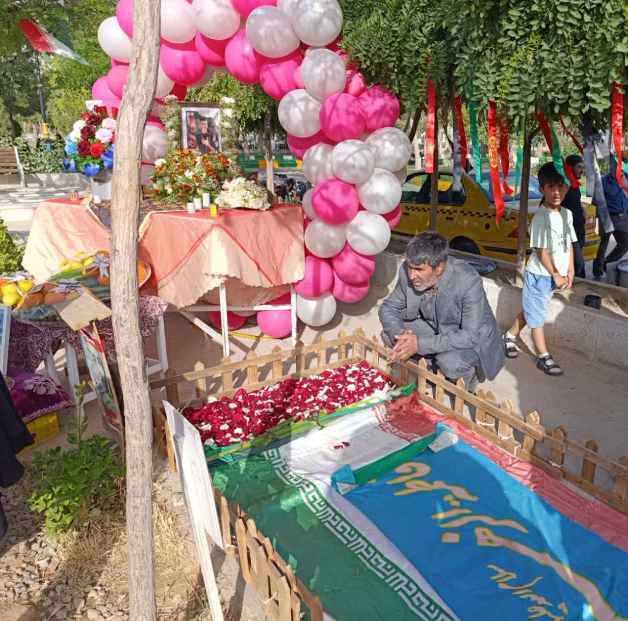 برگزاری مراسم تولد شهید مرزبانی در بهشترضا(ع) مشهد برگزاری مراسم تولد شهید مرزبانی در بهشترضا(ع) مشهد