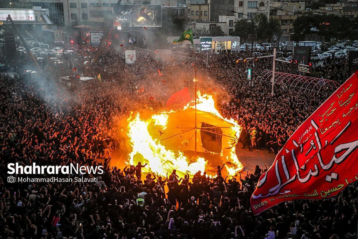 مراسم پرشور و معنوی خیمه‌سوزان در مشهد، به یاد فداکاری‌های حضرت اباعبدالله الحسین (ع)، برگزار می‌شود. همه‌ی عاشقان اهل بیت (ع) دعوتند تا در این آیین حماسی شرکت کنند.