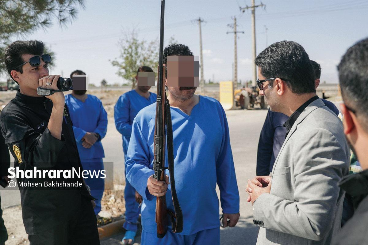صحنه نزاع مرگ بار سال ۱۳۹۸  در حوالی مشهد با دستگیری متهم اصلی پرونده، دیروز بازسازی شد.