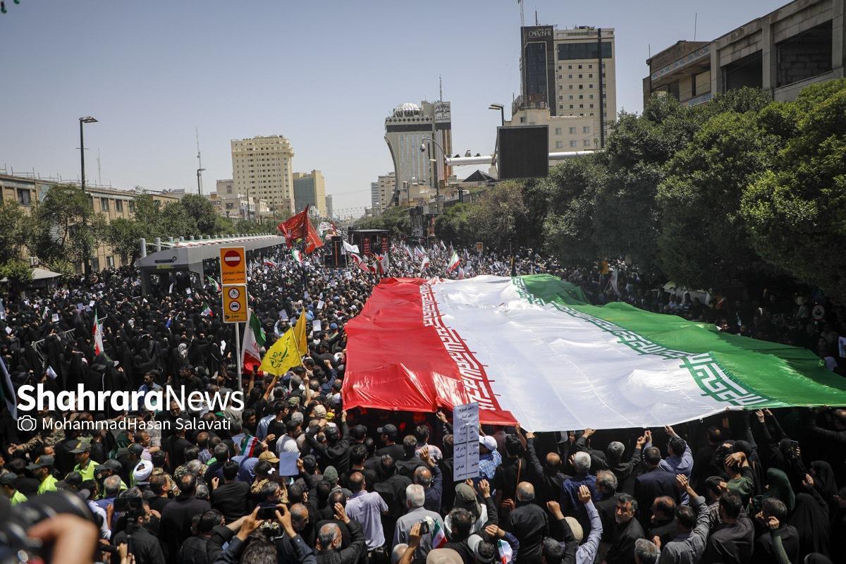 ویدئو | مشهد سوگوار شهیدان قهرمان