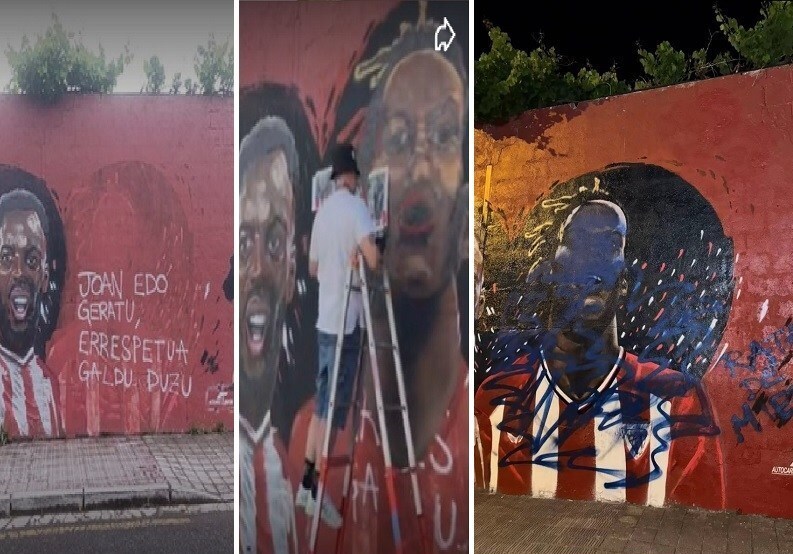 تخریب نقاشی نیکو ویلیامز + عکس تخریب نقاشی نیکو ویلیامز + عکس