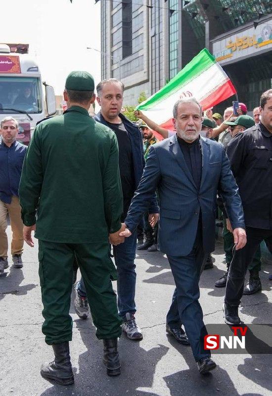 یک ایران به پا خاست | تشییع پیکر مطهر شهدای اقتدار ملی با حضور پرشور مردم تهران (۷ تیر ۱۴۰۴) + فیلم