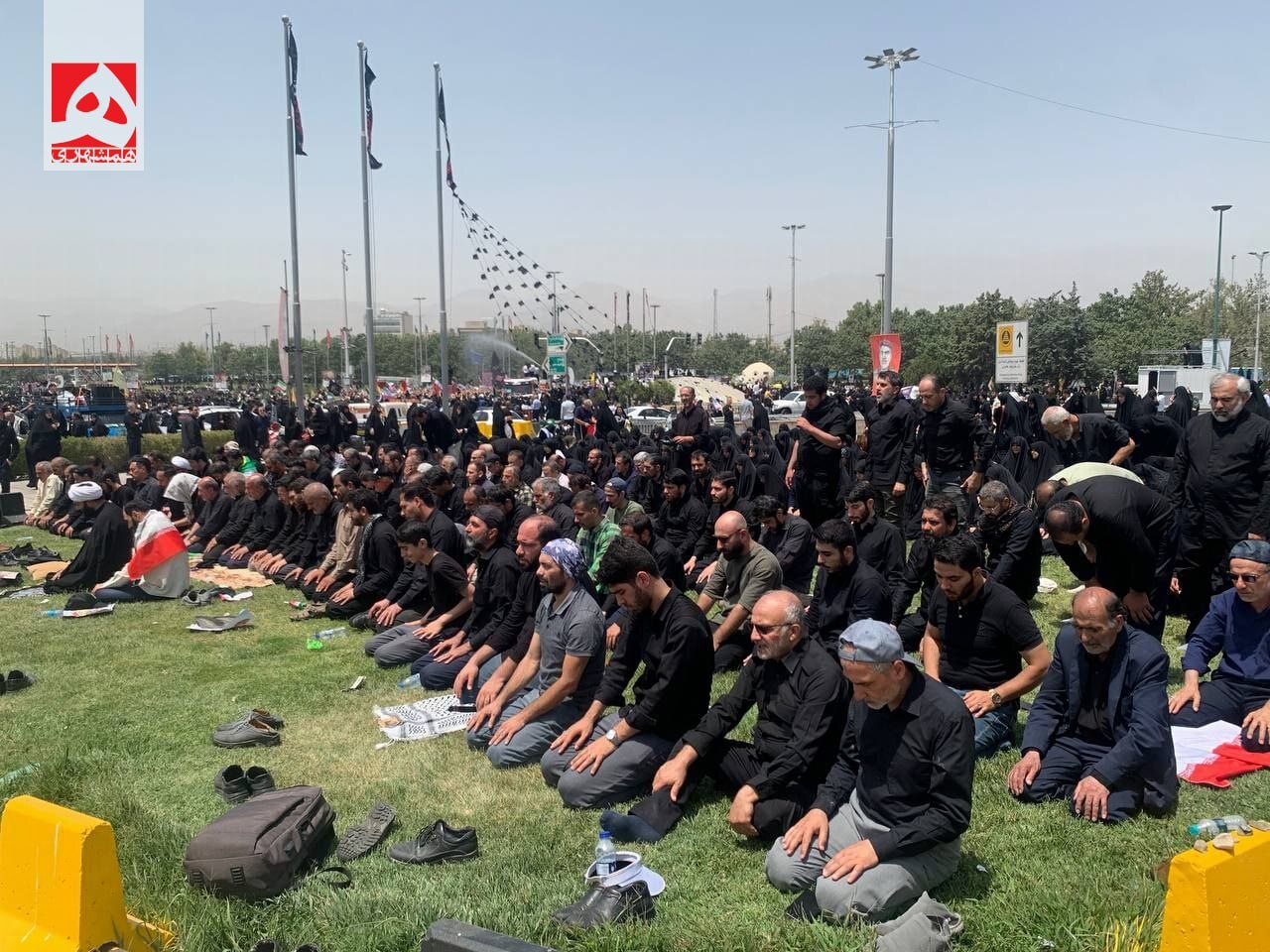 یک ایران به پا خاست | تشییع پیکر مطهر شهدای اقتدار ملی با حضور پرشور مردم تهران (۷ تیر ۱۴۰۴) + فیلم