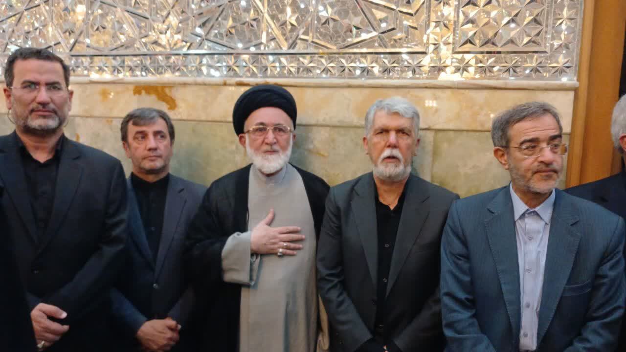 حضور وزیر فرهنگ در در مراسم تدفین شهید دکتر طهرانچی + عکس