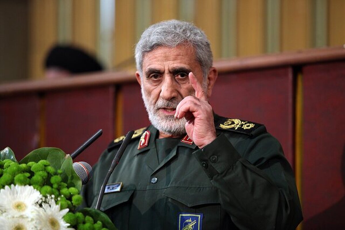 فرمانده نیروی قدس سپاه پاسداران گفت: مسیر حرکت ما با استحکام ادامه دارد تا اینجا با موفقیت پیش رفته‌ایم و بعد از این هم با موفقیت پیش خواهیم رفت.