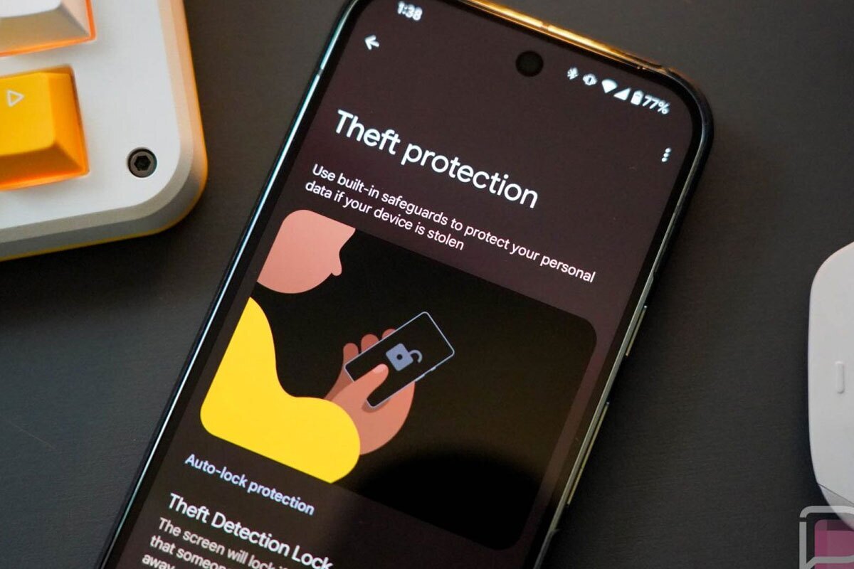 سامسونگ به کاربران خود اصرار می‌کند که حتما قابلیت Theft protection را فعال کنند.