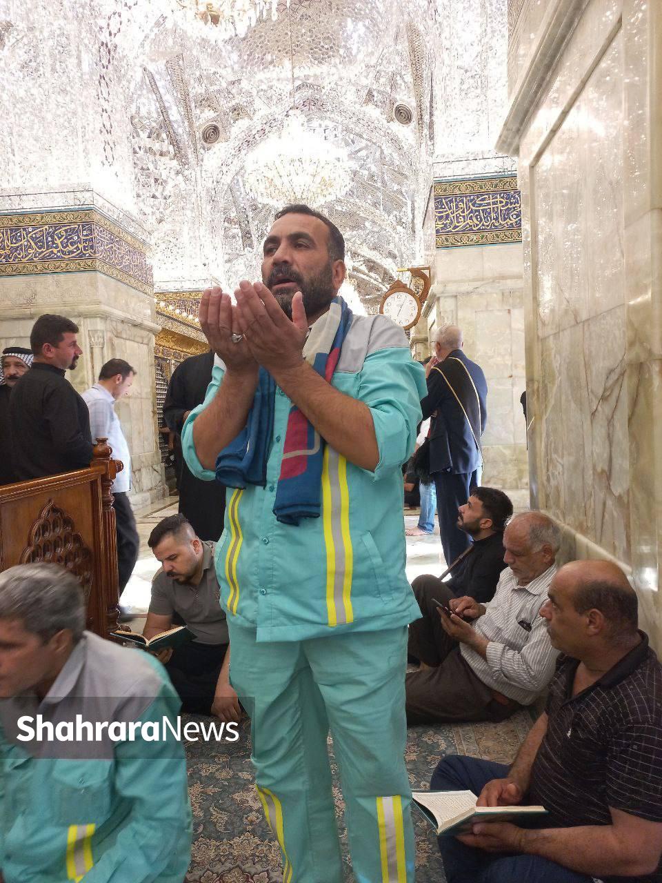 فیروزهپوشان رضوی در پناه گنبدهای زرد کاظمین+ عکس فیروزهپوشان رضوی در پناه گنبدهای زرد کاظمین+ عکس