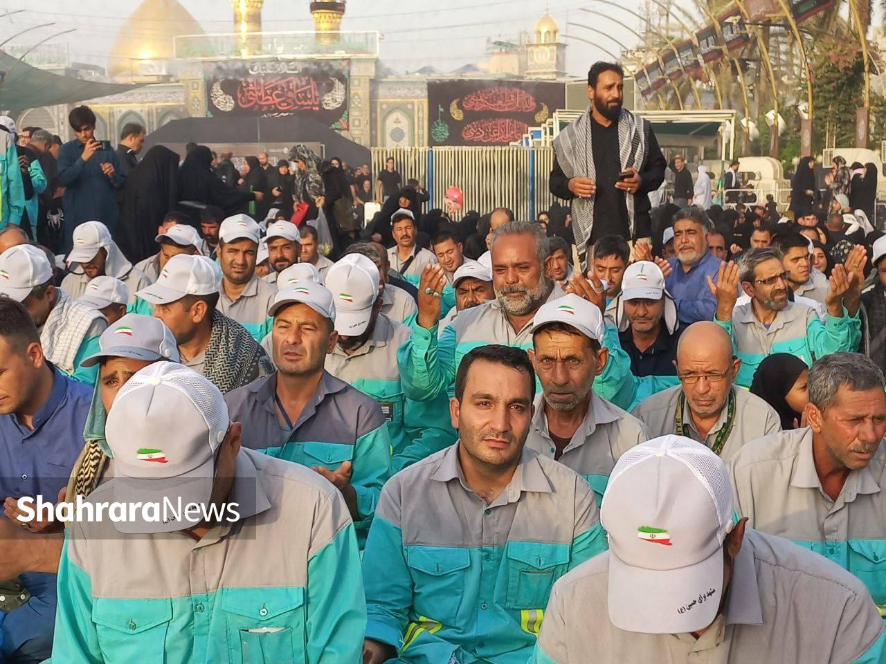 آغاز خدمترسانی پاکبانان مشهدی به زائران اربعین از فردا در نجف +عکس آغاز خدمترسانی پاکبانان مشهدی به زائران اربعین از فردا در نجف +عکس